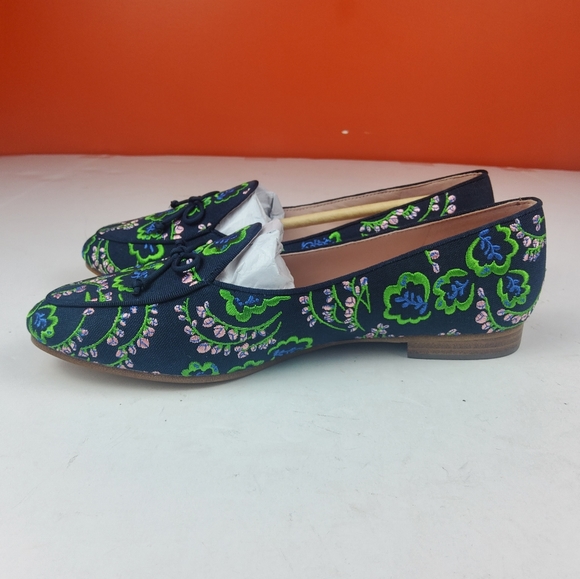 Kate Spade Women Slip On Flat Loafer Floral embroidery 7.5 (Lot 980) - Picture 4 of 9